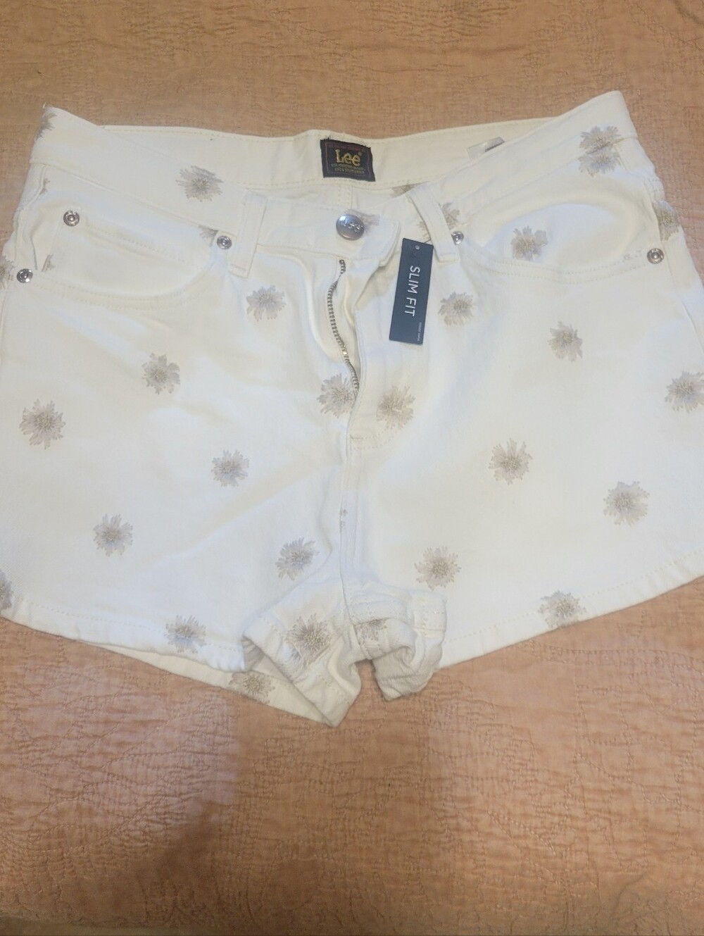 Lee Women's White Jean Shorts